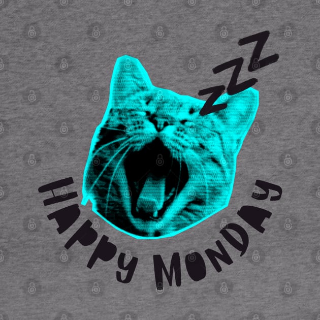 Happy Monday Sleepy Cat by Yelda